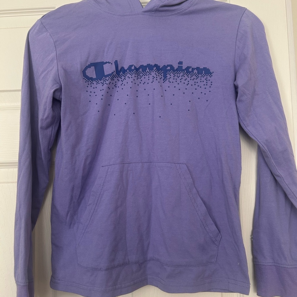 Champion Kids Purple Hoodie